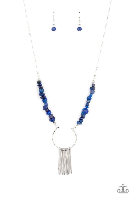 With Your ART and Soul - Blue - Paparazzi Necklace Image