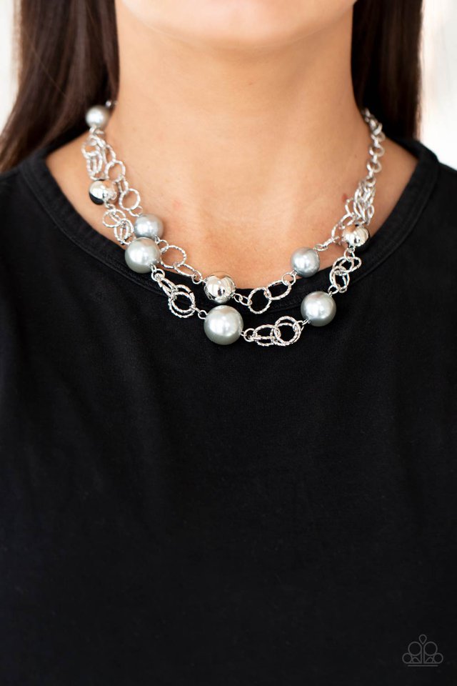 New Age Knockout - Silver - Paparazzi Necklace Image