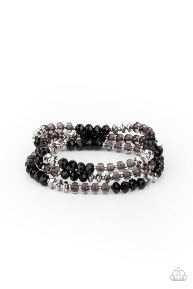 Stellar Strut - Black - Paparazzi Bracelet Image