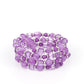 Girly Girl Glimmer - Purple - Paparazzi Bracelet Image