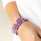 Desert Verbena - Purple - Paparazzi Bracelet Image