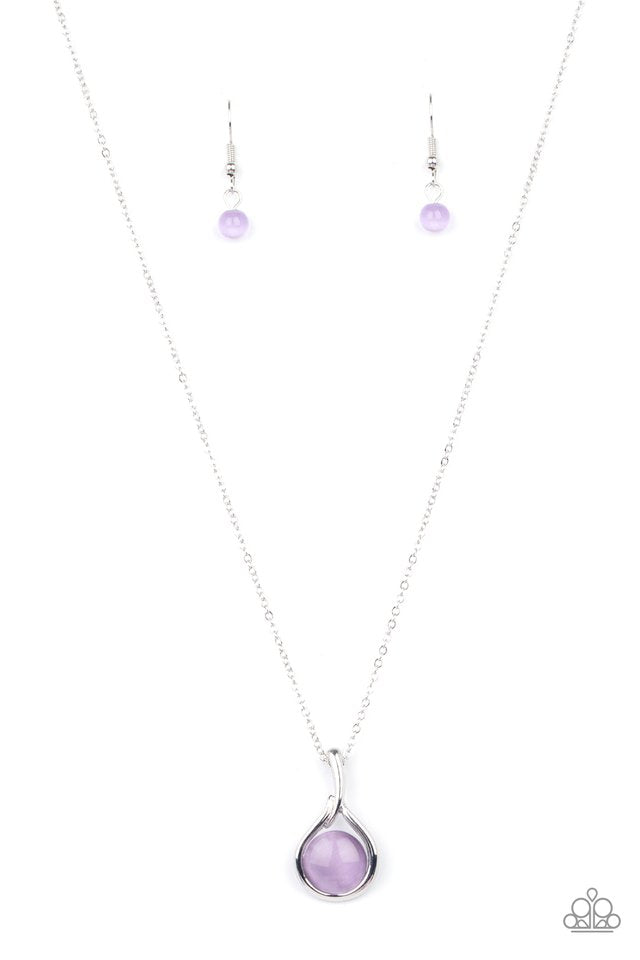 ​Fairy Lights - Purple - Paparazzi Necklace Image