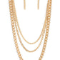 ​Chain of Champions - Gold - Paparazzi Necklace Image