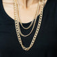 ​Chain of Champions - Gold - Paparazzi Necklace Image