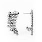 Explosive Elegance - Silver - Paparazzi Earring Image