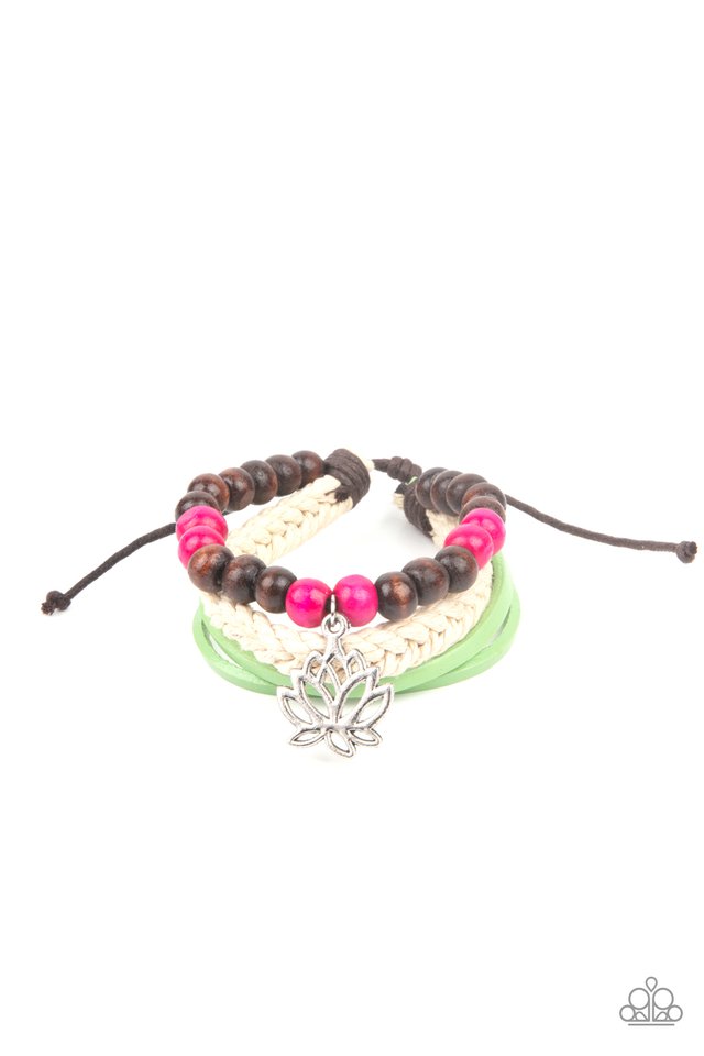 ​Lotus Beach - Pink - Paparazzi Bracelet Image