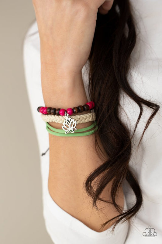 ​Lotus Beach - Pink - Paparazzi Bracelet Image