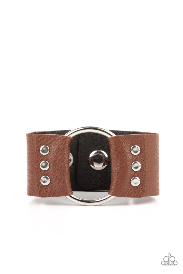 ​Moto Mayhem - Brown - Paparazzi Bracelet Image