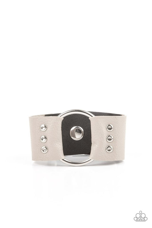 Moto Mayhem - Silver - Paparazzi Bracelet Image