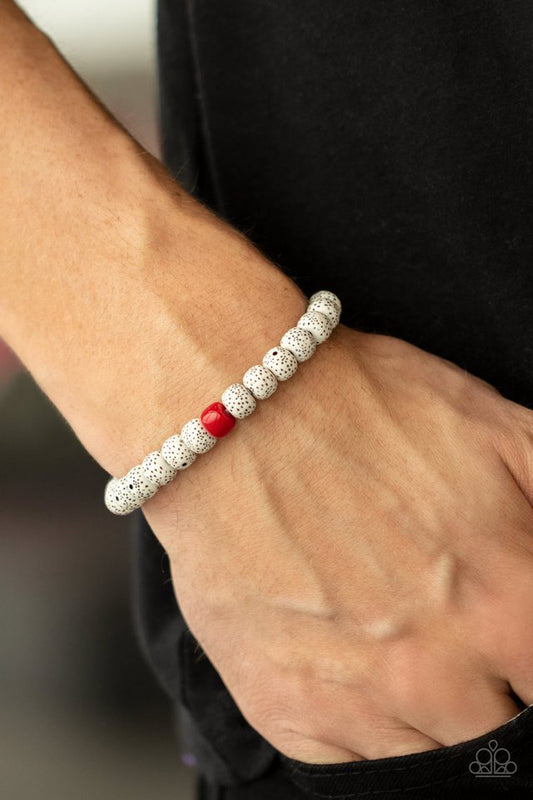 ​ZEN Second Rule - Red - Paparazzi Bracelet Image