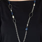SHEER As Fate​ - Blue - Paparazzi Necklace Image
