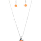 Canyon Oasis - Orange - Paparazzi Necklace Image