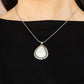 Canyon Oasis - White - Paparazzi Necklace Image