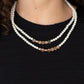 ​Poshly Petite - Gold - Paparazzi Necklace Image