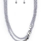 ​Poshly Petite - Silver - Paparazzi Necklace Image