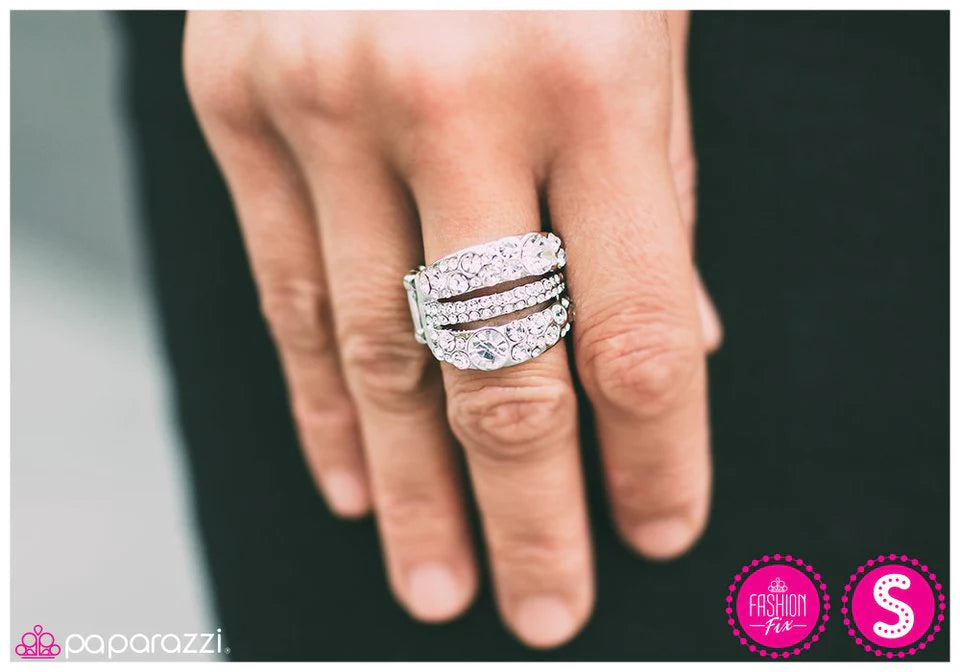 Paparazzi Ring ~ Filthy Rich - Silver