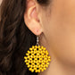 ​Summer Escapade - Yellow - Paparazzi Earring Image