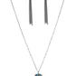 Pitter-Patter, Goes My Heart - Blue - Paparazzi Necklace Image