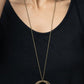 Harmonic Halos - Brass - Paparazzi Necklace Image