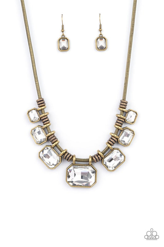 Urban Extravagance - Brass - Paparazzi Necklace Image