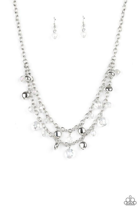 Ethereally Ensconced - White - Paparazzi Necklace Image