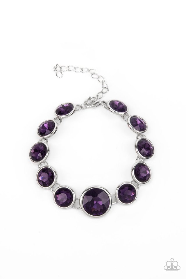 ​Lustrous Luminosity - Purple - Paparazzi Bracelet Image