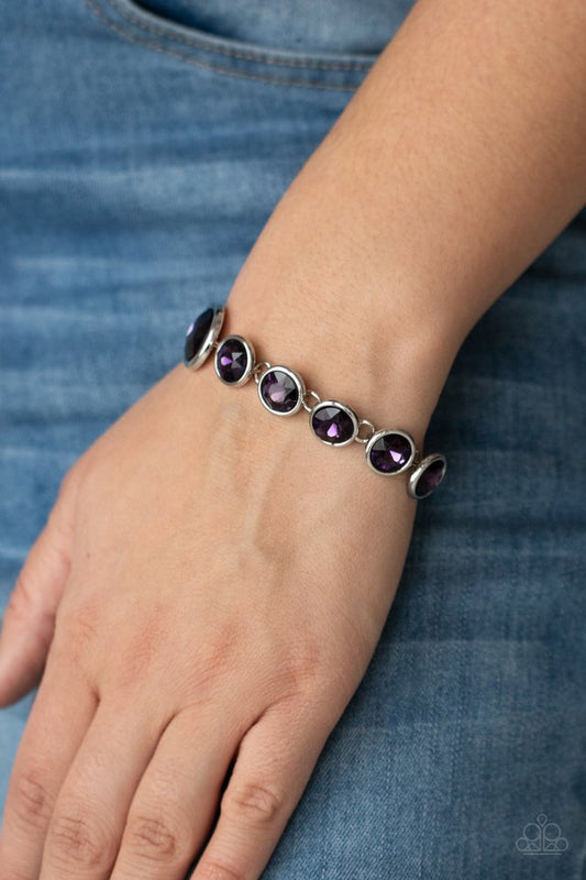 ​Lustrous Luminosity - Purple - Paparazzi Bracelet Image