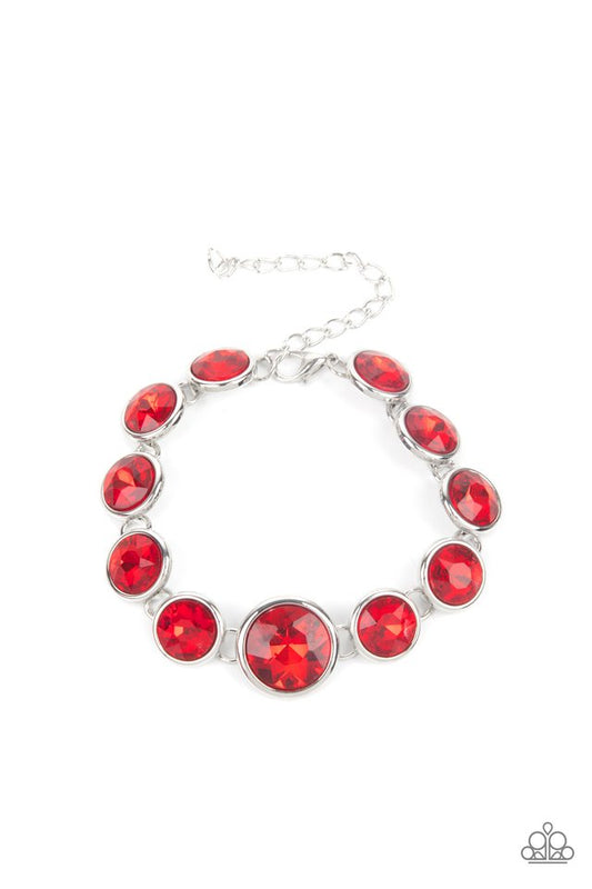 Lustrous Luminosity - Red - Paparazzi Bracelet Image