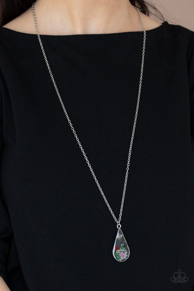 ​Pop Goes the Perennial - Purple - Paparazzi Necklace Image