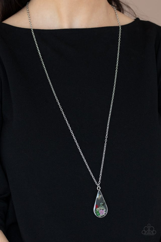 ​Pop Goes the Perennial - Purple - Paparazzi Necklace Image