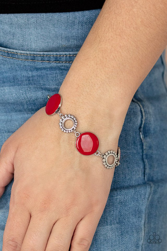 Garden Regalia - Red - Paparazzi Bracelet Image