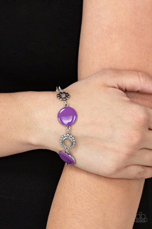 Garden Regalia - Purple - Paparazzi Bracelet Image