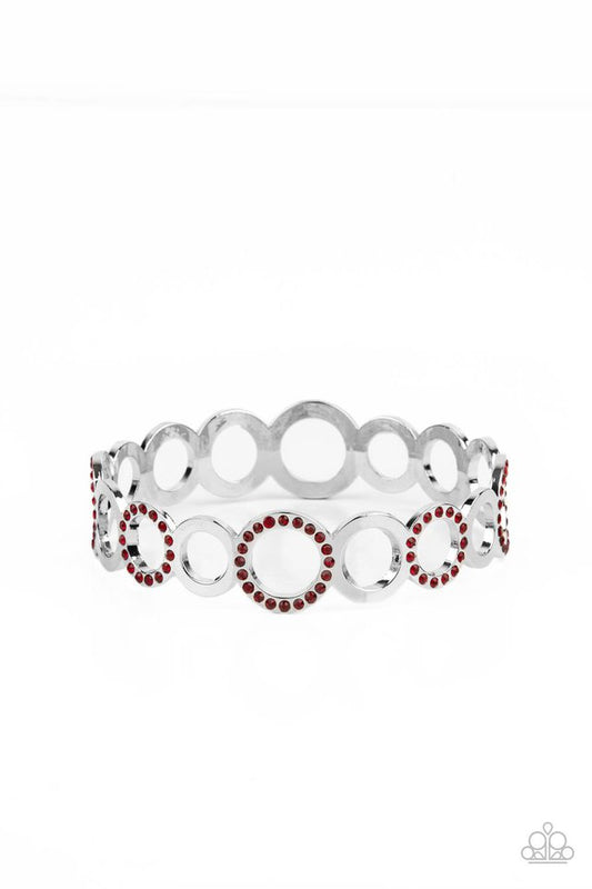 Future, Past, and POLISHED - Red - Paparazzi Bracelet Image