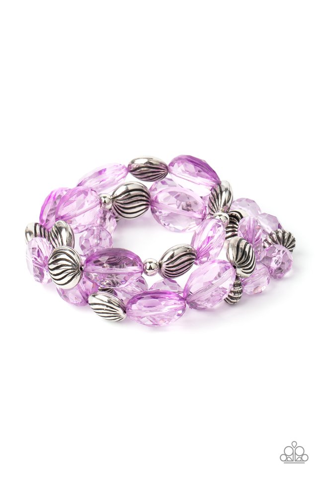 Purple stretchy deals bracelet paparazzi