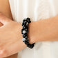 Upcycled Upscale - Black - Paparazzi Bracelet Image