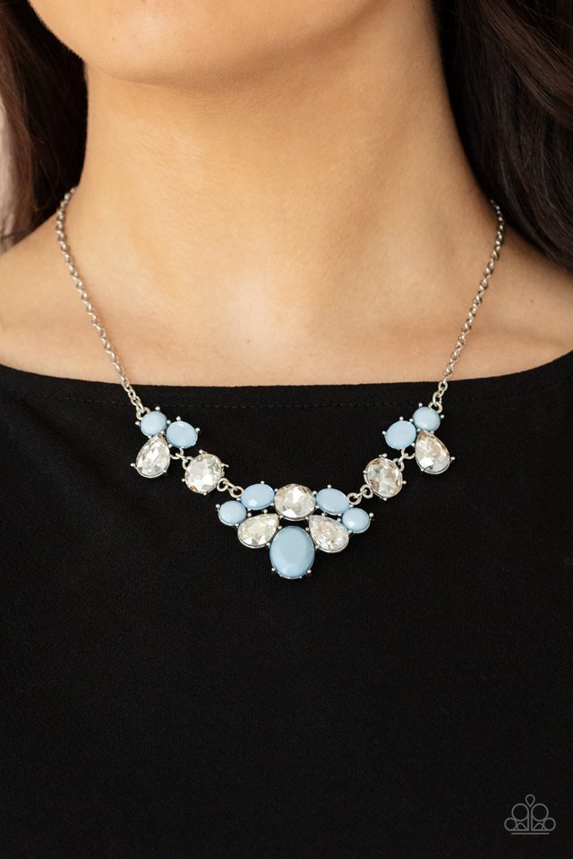 ​Ethereal Romance - Blue - Paparazzi Necklace Image