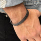 ​Line of Scrimmage - Black - Paparazzi Bracelet Image