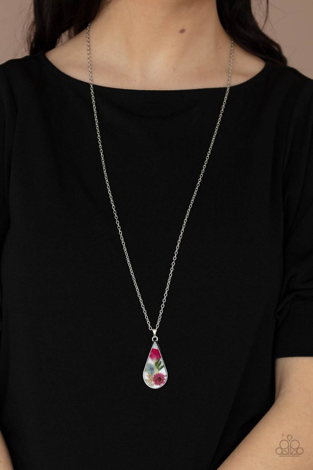 ​Pop Goes the Perennial - Pink - Paparazzi Necklace Image
