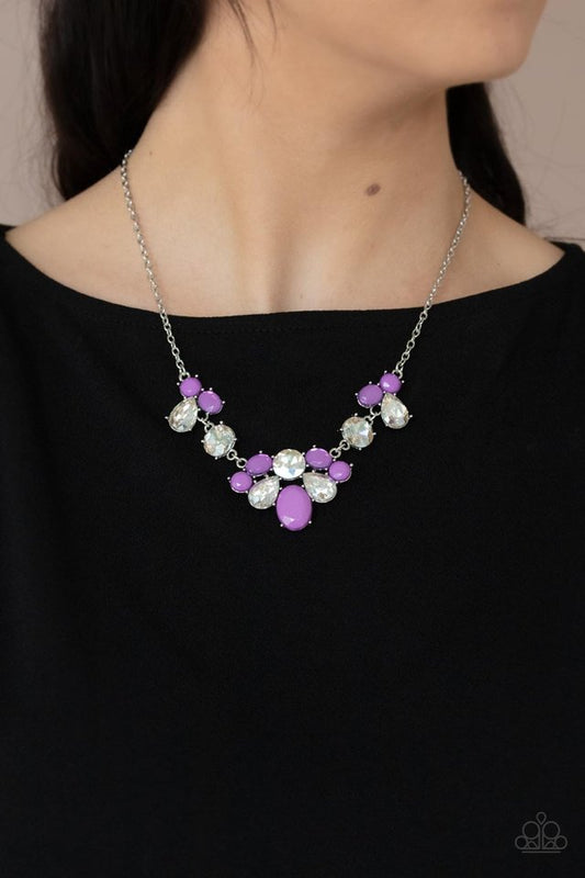 Ethereal Romance - Purple - Paparazzi Necklace Image