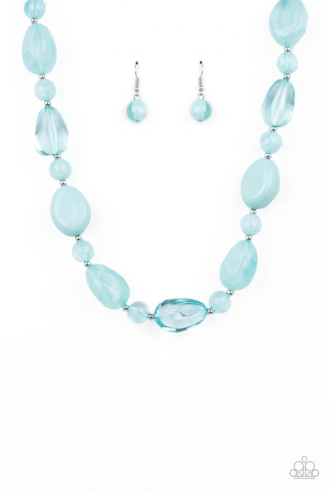 Staycation Stunner - Blue - Paparazzi Necklace Image