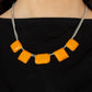 ​Instant Mood Booster - Orange - Paparazzi Necklace Image