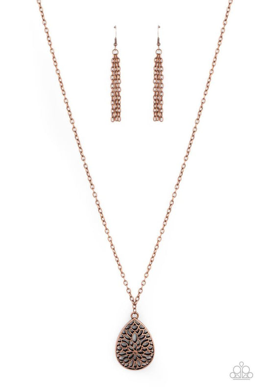 Garden Estate - Copper - Paparazzi Necklace Image