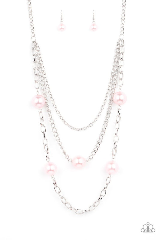 Thanks For The Compliment - Pink - Paparazzi Necklace Image