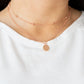 Modestly Minimalist - Copper - Paparazzi Necklace Image