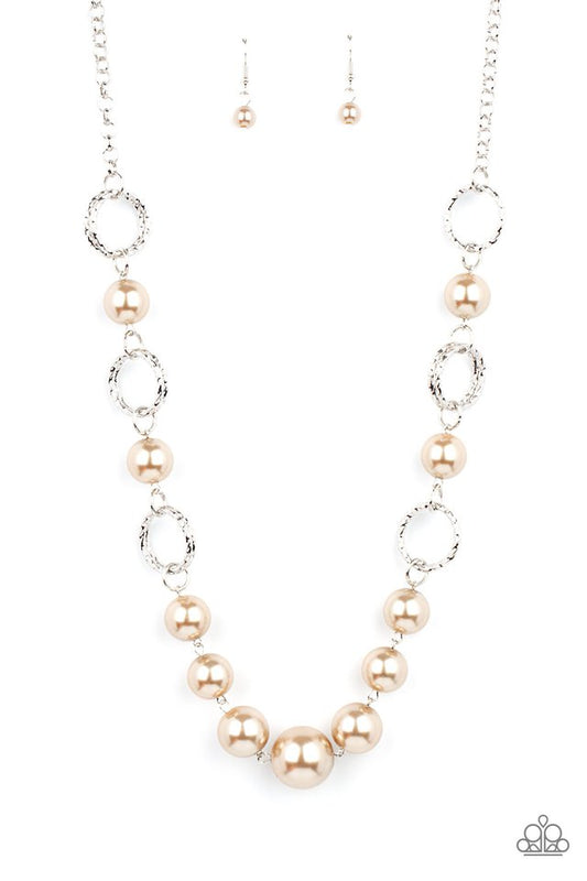 COUNTESS Me In - Brown - Paparazzi Necklace Image