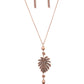 Palm Promenade - Copper - Paparazzi Necklace Image