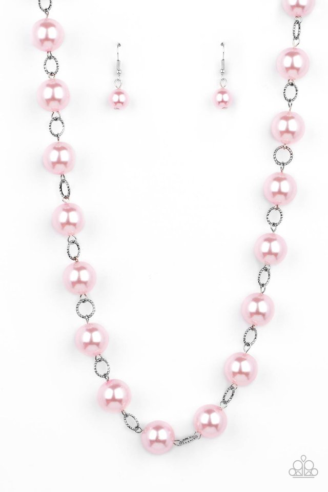 Ensconced in Elegance - Pink - Paparazzi Necklace Image