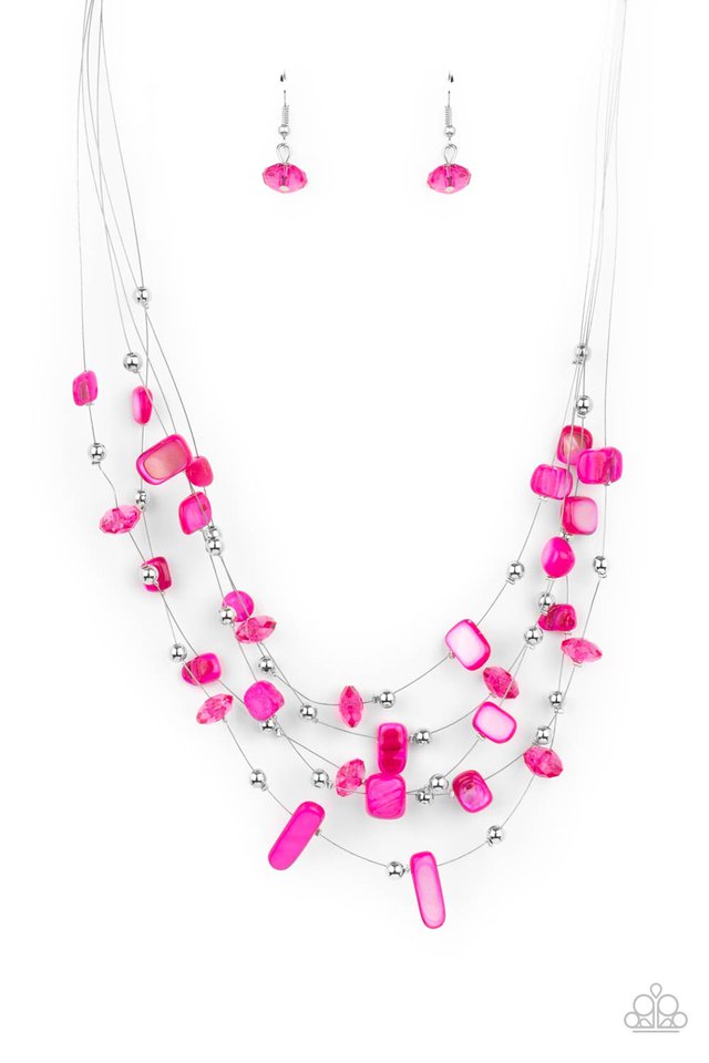 Paparazzi Necklace ~ Prismatic Pebbles - Pink – Paparazzi Jewelry ...