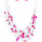 Prismatic Pebbles - Pink - Paparazzi Necklace Image