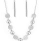 ​Refined Reflections - White - Paparazzi Necklace Image